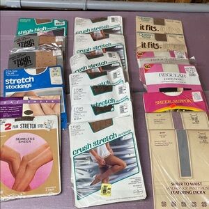 Vintage lot of 20 Pantyhose mixed Brands/Sizes